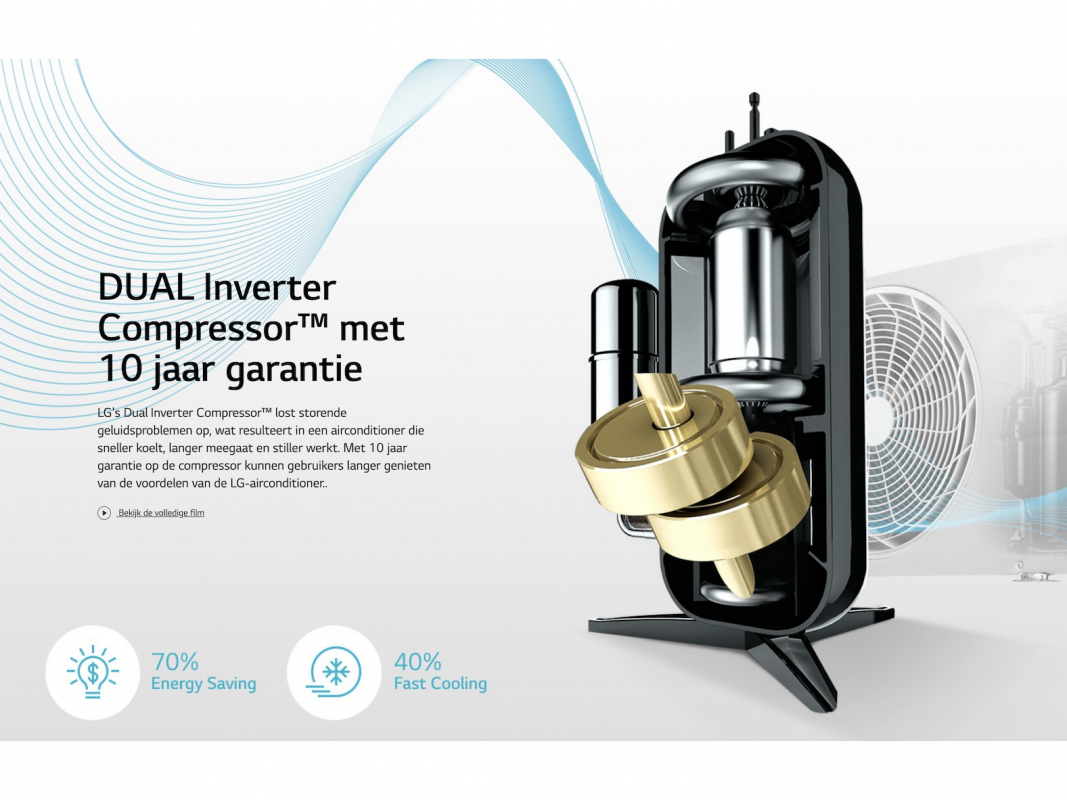 LG S09ET SERIE 2.5 kW/9000Btu R32 COOL&HEAT + WiFi